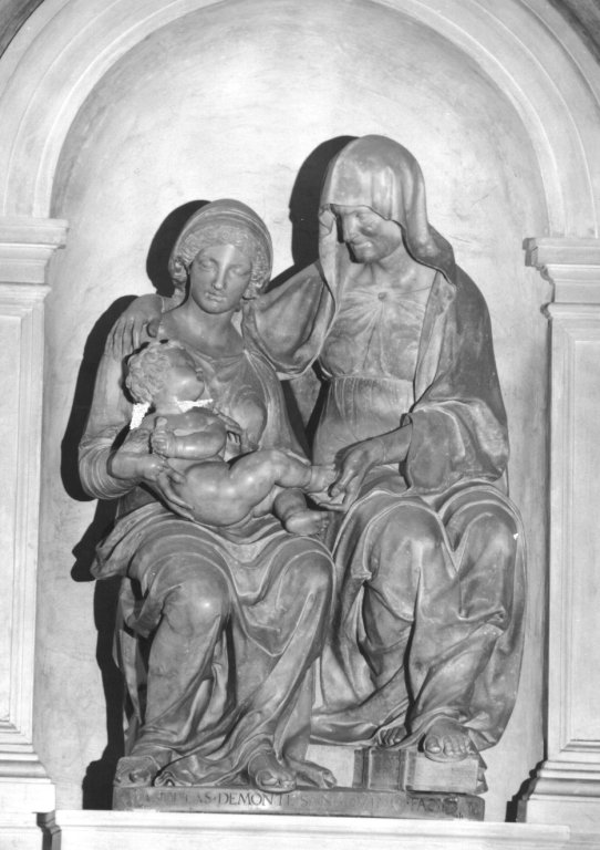Madonna con Bambino e Sant'Anna (gruppo scultoreo) by Contucci Andrea detto